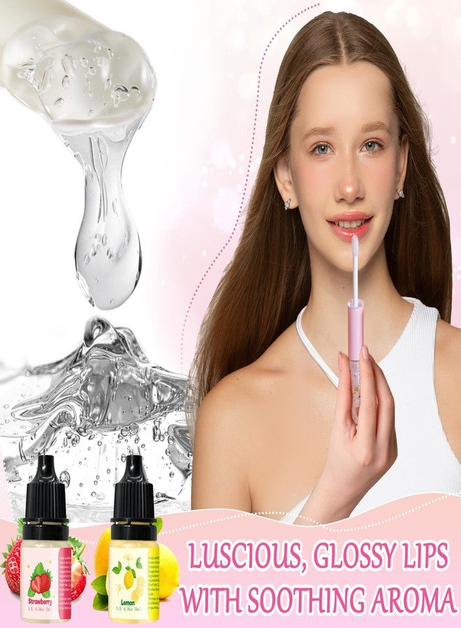 Jcoos Lip Gloss Making Kit, Make Your Own Lip Gloss Kit for Women Beginner, Girls, DIY Lipgloss Making Kits Lip Oil, Moisturizing Base, Pigments, Tubes, Women Gifts Unique, Popular Teen tuff - Image 4